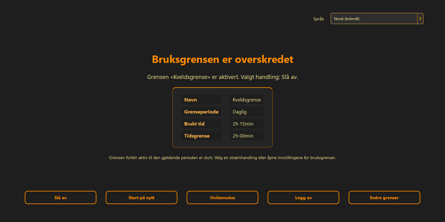 Bruksgrensen er overskredet